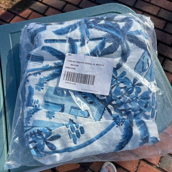 FARM Rio Printed Overalls NWT - Picture 5 of 9